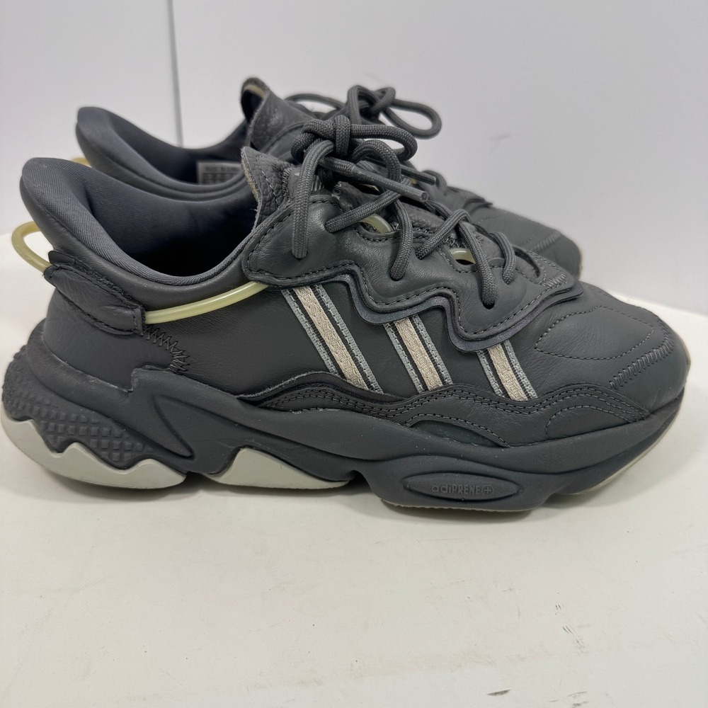 Adidas Ozweego Women Sneakers Gray Leather Adiprene Shoes Size US 6.5 - Picture 7 of 12